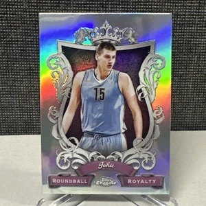 2023-24 Topps Chrome Roundball Royalty Nikola Jokic Silver Refractor #RR-29 - Picture 1 of 2