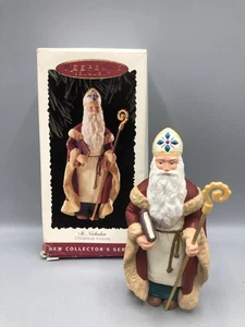 Hallmark Keepsake 1995 Ornament St. Nicholas #1 In Christmas Visitors Series - Picture 1 of 12