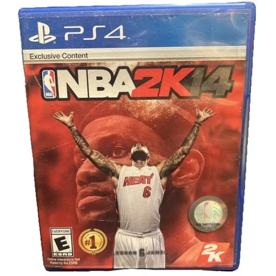 NBA 2K14 (Sony PlayStation 4, 2013) Complete CIB - Tested LeBron James PS4 Game - Image 1 of 4