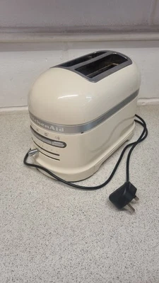 KitchenAid - 5KMT2204BAC - 2 Slice Toaster - Cream - Automated.  FAULTY  - Image 1 of 4