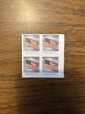 2016 Forever Flag Mint Stamp Plate Block #5054 - Image 1 of 2