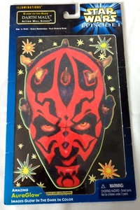 Darth Maul 1999 Star Wars Episode 1 Glow In the Dark Action Wandszenen - Bild 1 von 2