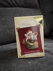 Sacco magico di Babbo Natale 2005 segno distintivo decorazione ricordo di Natale fatto a mano - Foto 1 di 3
