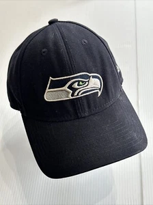 Seattle Seahawks Hat Cap Strap Back Blue Base Ball Dad 9Forty Plain Logo - Bild 1 von 7