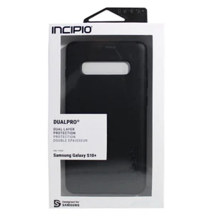 Incipio Dualpro Series Rugged Phone Case For Samsung Galaxy S10 Plus - Black - Picture 1 of 2