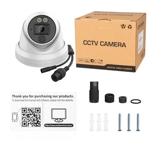 15% Hikvision Compatible 6MP IR30m Dome IP Camera Outdoor 2-Way Audio POE CCTV - Picture 1 of 21