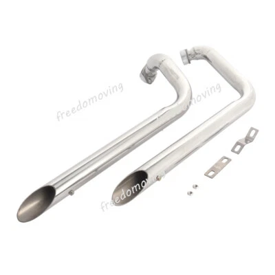 Tubo de sistema de escape deslizable para Yamaha V-Star 950 XVS950 XVS950R Spec 2014-2024 Foto 1 de 4
