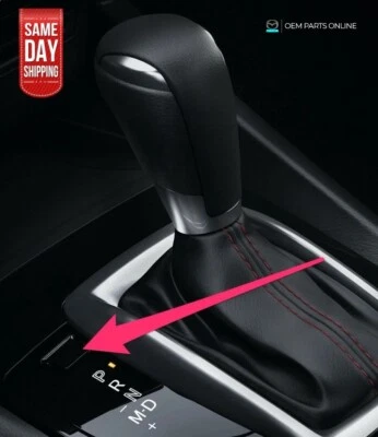 MAZDA CX-5 2013-2015 PALANCA DE CAMBIOS BLOQUEO BOTÓN DE LIBERACIÓN CUBIERTA FABRICANTE ORIGINAL NEGRO NUEVO Foto 1 de 4