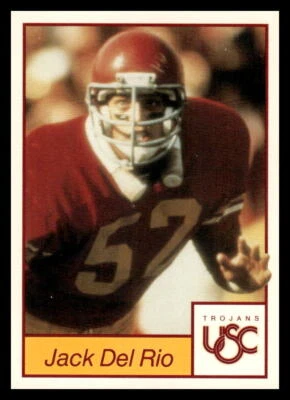 1991 Collegiate Classics USC Trojans All-Time Jack Del Rio #51 - Image 1 of 2