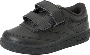 Reebok Baby Club C 2V 2.0 Trainers Unisex Black 112835 - UK Child Size 3.5 - Imagen 1 de 8