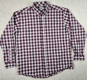 CINCH Herren Large L/S Baumwolle auf Knopfleiste Western Freizeit kariertes Kleid Shirt - Bild 1 von 13