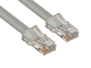 25ft Cat6 UTP Non-Booted Ethernet Network Patch Cable 24AWG Bare Copper, Gray - Picture 1 of 5