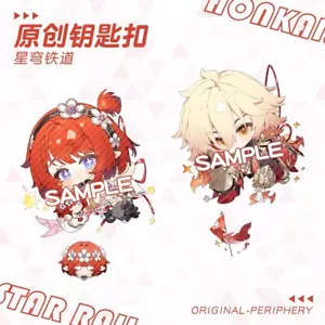 Honkai: Star Rail Tribbie Mydei Mydeimos portachiavi acrilico ciondolo portachiavi - Foto 1 di 8