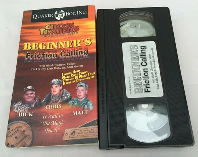 Beginner's Friction Calling VHS tape Quaker Boy,Cross Timbers Production hunting - Image 1 of 4