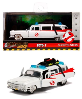 Jada Toys 1:32 Hollywood Rides Ghosbusters ECTO-1 1959 Cadillac Diecast Model - Image 1 of 4