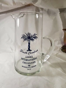 South Carolina Lions Club Pitcher 1972 - Picture 1 of 3