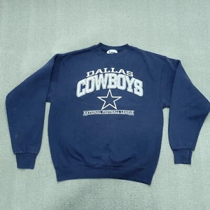 Lee Sport 1998 Sweatshirt Boys Youth Size XL Blue Grey Dallas Cowboys NFL - Picture 1 of 7