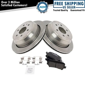 Rear Premium Posi Ceramic Disc Brake Pads & Rotor Kit for GM Pickup Truck - Picture 1 of 4
