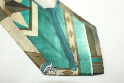 Corbata de seda RENATO BALESTRA hecha en Italia F57588 Foto 1 de 4