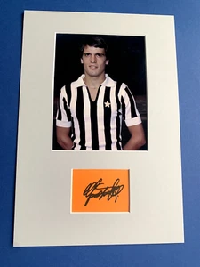 MARCO TARDELLI Campeón del Mundo 1982 Firmado en Persona Briefkarte/Passepartout 20x30 - Imagen 1 de 2