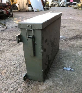Aluminium Armoured Vehicle Storage Box. NSN: 2500-99-075-7932. Ex MOD - Picture 1 of 10