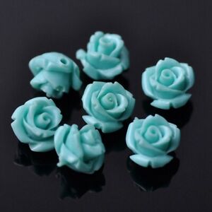 Flower Shape 8mm 10mm 12mm Artificial Coral Loose Beads Lot for Jewelry Making