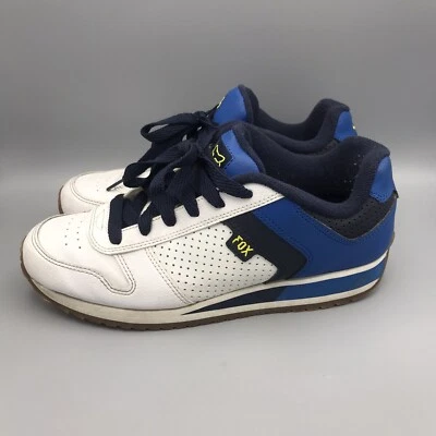 Blue & White Fox Sneakers Shoes 65095-315-063 Size 8 Mens - Image 1 of 4