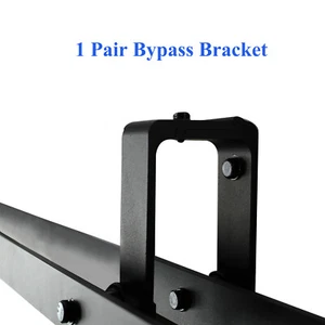 1 Pair L Shaped Bypass Track Bracket Hardware to Connect Bypass Sliding Rails - Picture 1 of 6