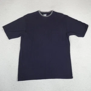 Vintage Old Navy T-Shirt Herren Gr. M dunkelblau 100% Baumwolle Tasche T Kurzarm - Bild 1 von 17