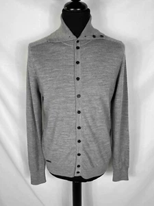 LIU JO Cardigan Maglione Maglia Uomo Lana Elegante Man Wool Jumper Sz.L - 50 - Picture 1 of 6