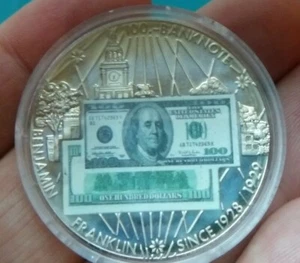 American Mint $100 Ben Franklin Banknotes Of the USA Commemorative Coin #5373 - Picture 1 of 6