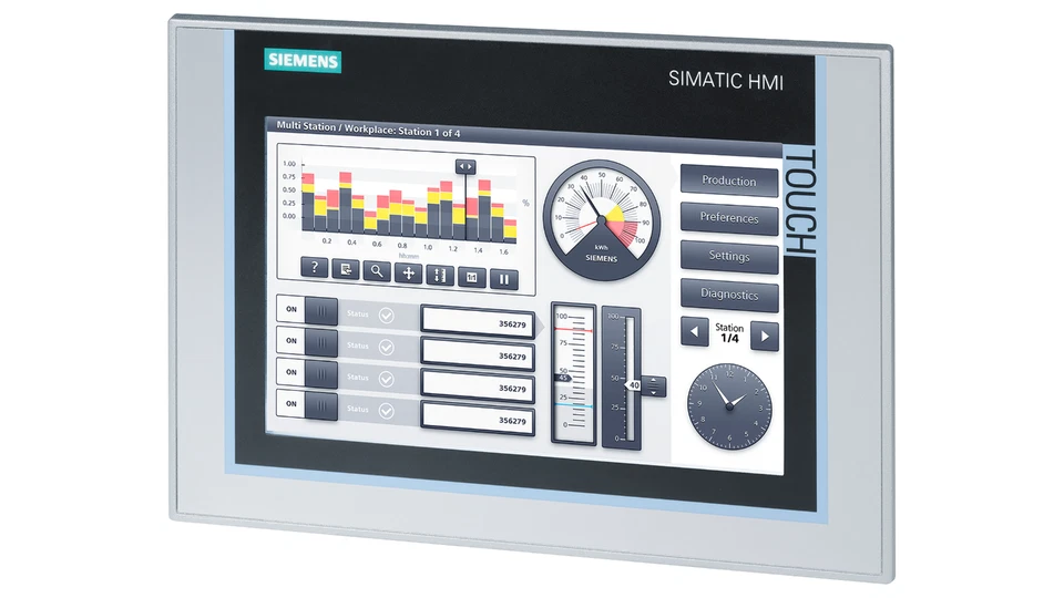 Siemens Simatic HMI TP900 9 Zoll Comfort Panel (6AV2124-0JC01-0AX0)