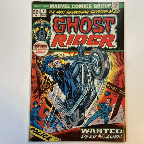 Ghost Rider #1 (1973) First Series 1st Cameo of Daimon Hellstrom Son Of Satan!