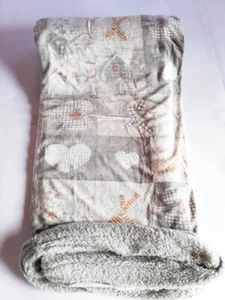 Plaid in pile agnellato caldissimo stampati matrimoniale 200x210 cm. B984 - Foto 1 di 3