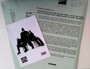 Run DMC 1993 Photo Promo Music Press Kit - Profile Records - Picture 1 of 1