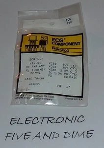 ECG329 T-NPN SI-RF PWR AMP CB 1 - Picture 1 of 1