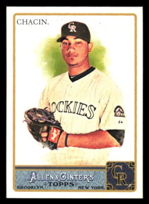 2011 Topps Allen & Ginter  Jhoulys Chacin #4 Colorado Rockies - Image 1 of 2