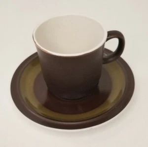 Vintage Electra Stoneware Cup & Saucer Regency # 9012 Casual Ceram Japan - Picture 1 of 5