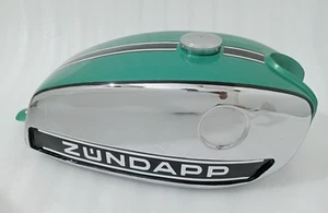 Zündapp KS 50 GTS C 50 KS 80, 5x. Tipo 530/529 Cromo e Verniciato Verde Kraft |Pa... - Foto 1 di 16