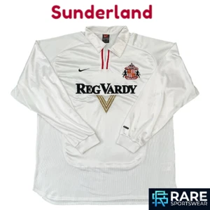 CAMISETA DE FUTBOL VINTAGE SUNDERLAND 2000-01 VISITANTE 2XL ADULTO (V BUENA) MANGA LARGA - Imagen 1 de 5
