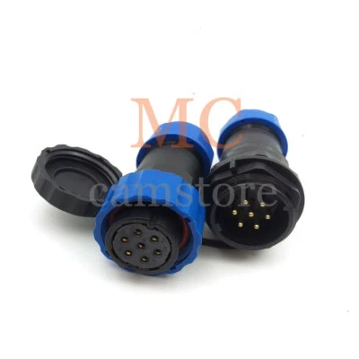 SD20 7Pin Circular Waterproof IP67 Connector Plug Socket,Aviation Plug Socket - Image 1 of 4