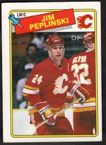 1988 Jim Peplinski O-Pee-Chee Hockey Flames #243 - Picture 1 of 2