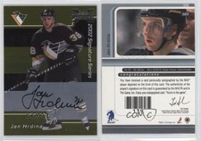 2002 ITG Be A Player Signature Series 2001-02 Buybacks Gold Jan Hrdina #023 Auto