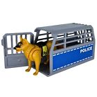 Playmobil cage with police dog