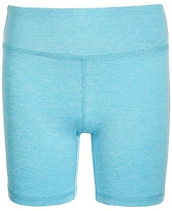ID Ideology Core Biker Short Big Girls M Butterfly Blue Heather Elastic Waist - Picture 1 of 11
