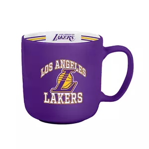 Los Angeles Lakers Logo Brand NBA 15oz Stripe Mug - Picture 1 of 1