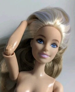 Articulated Barbie Blonde Blue Eyes Real Hair 2015 Nude Naked W/Outfit HTF  - Picture 1 of 9