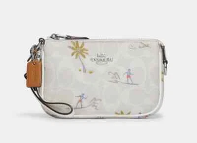 Lienzo Coach CK385 Nolita 15 Signature con estampado de hula hawaiano nuevo con etiquetas Foto 1 de 4