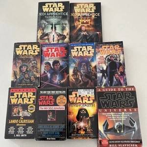 Lot 10 book Star Wars Lando Adventures, Han Solo Adventures, Guide, Shadows Of.. - Picture 1 of 9
