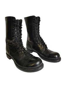 Corcoran 1500 Jump Boots Black Leather Paratrooper Combat Boots 11D USA Made - Picture 1 of 14
